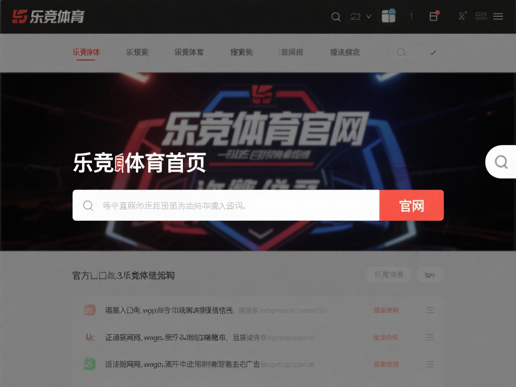 乐竞体育首页在哪找？快速找到官网入口的详细指南分享 (乐竞体育首页在哪找？快速找到官网入口的详细指南全解析）